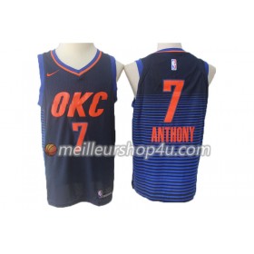 Maillot Basket Homme Oklahoma City Thunder Carmelo Anthony 7 Nike 2017-18 Navy Swingman
